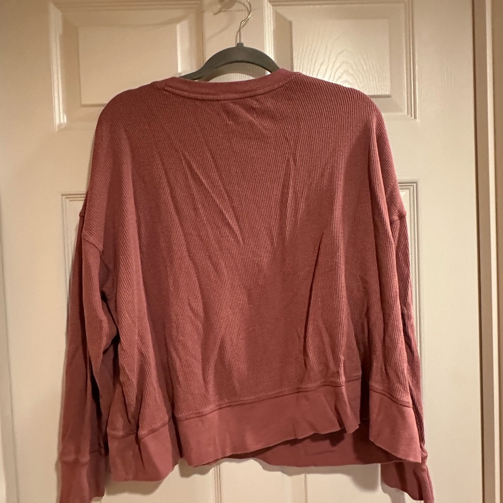 Lou & Grey Dusty Rose Knit Top